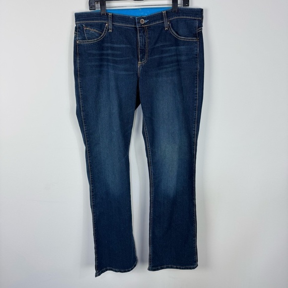 Wrangler Straight Leg Denim Western Rodeo Jeans - Picture 1 of 5